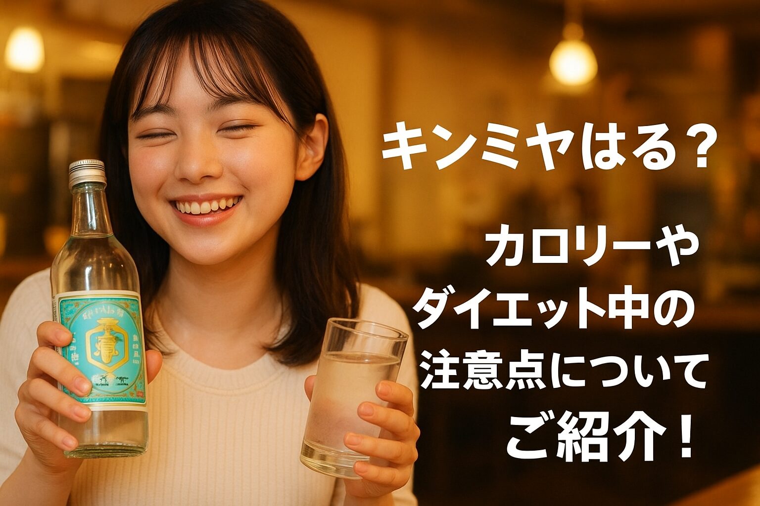 キンミヤ焼酎は太る？カロリーやダイエット中の注意点についてご紹介！