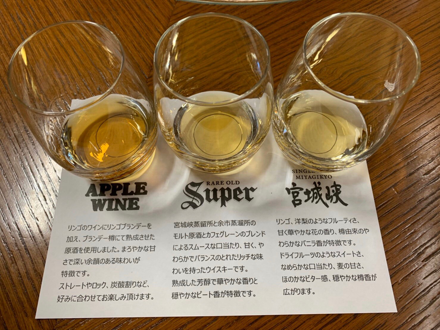 宮城峡蒸溜所見学ツアー